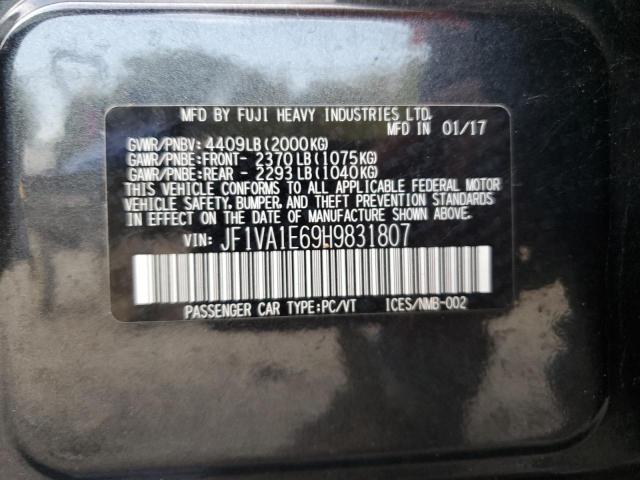 Photo 11 VIN: JF1VA1E69H9831807 - SUBARU WRX 