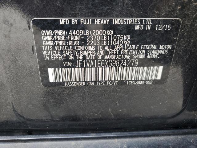 Photo 11 VIN: JF1VA1E6XG9824279 - SUBARU WRX 