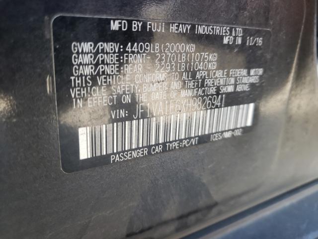 Photo 9 VIN: JF1VA1E6XH9826941 - SUBARU WRX PREMIU 