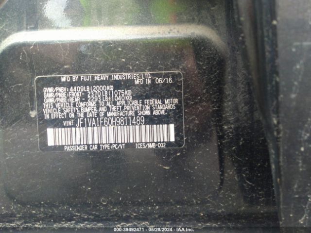 Photo 8 VIN: JF1VA1F60H9811489 - SUBARU WRX 