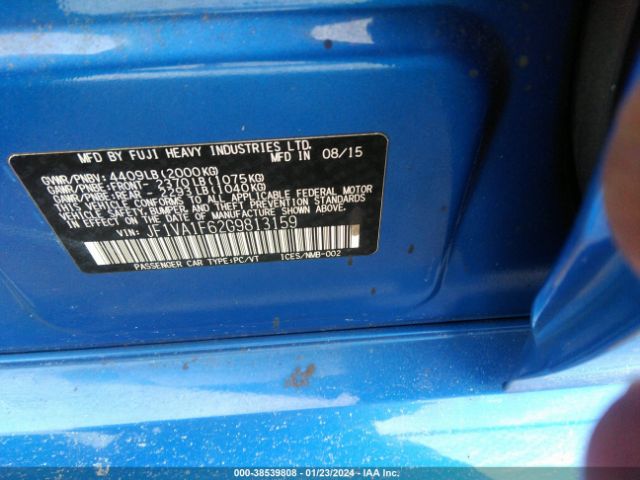 Photo 8 VIN: JF1VA1F62G9813159 - SUBARU WRX 