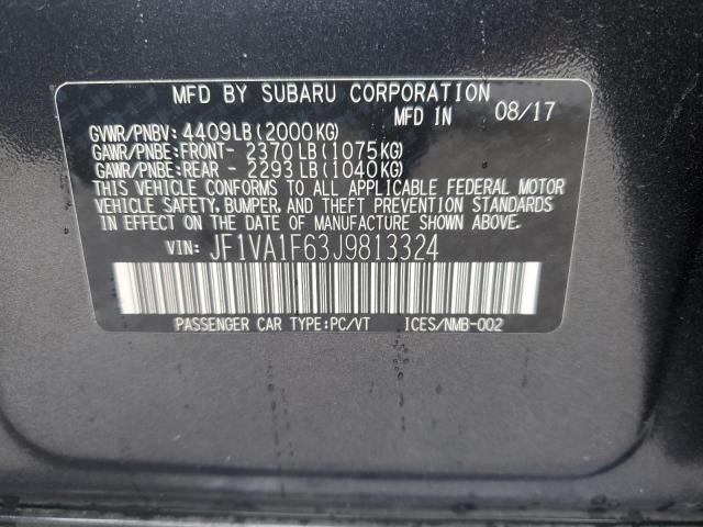 Photo 11 VIN: JF1VA1F63J9813324 - SUBARU WRX 