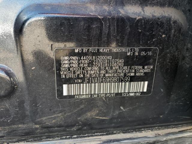 Photo 11 VIN: JF1VA1F69H9807599 - SUBARU WRX PREMIU 