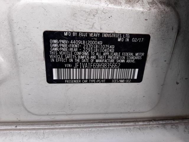 Photo 11 VIN: JF1VA1F69H9835662 - SUBARU WRX PREMIU 