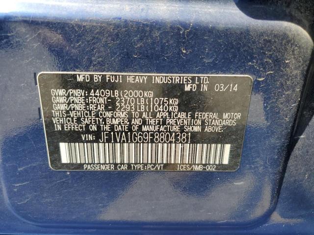 Photo 11 VIN: JF1VA1G69F8804381 - SUBARU WRX LIMITE 