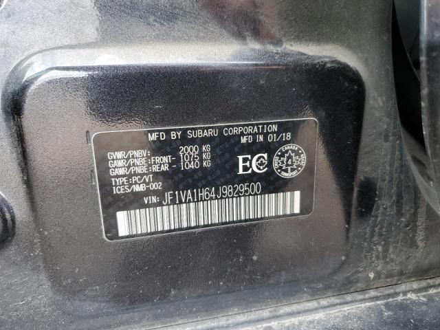 Photo 12 VIN: JF1VA1H64J9829500 - SUBARU WRX 