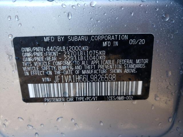 Photo 9 VIN: JF1VA1H66L9826598 - SUBARU WRX LIMITE 