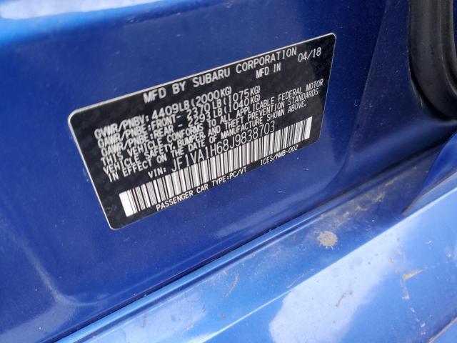 Photo 11 VIN: JF1VA1H68J9838703 - SUBARU WRX LIMITE 