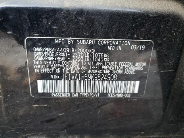 Photo 11 VIN: JF1VA1H69K9824908 - SUBARU WRX LIMITE 