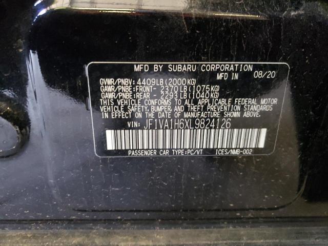 Photo 11 VIN: JF1VA1H6XL9824126 - SUBARU WRX LIMITE 