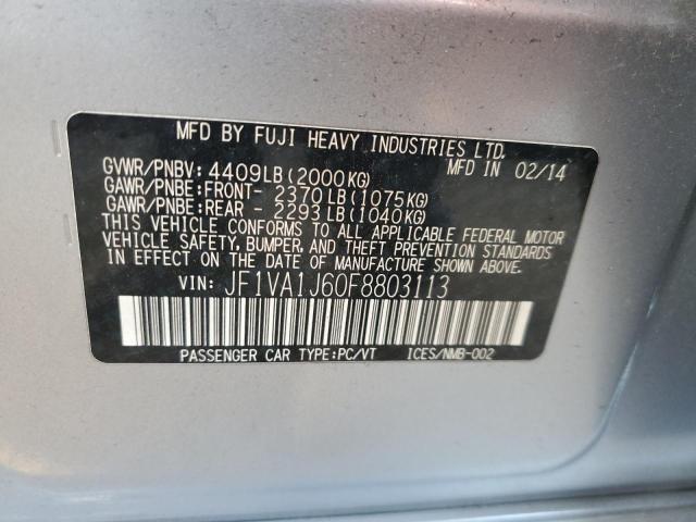 Photo 11 VIN: JF1VA1J60F8803113 - SUBARU WRX LIMITE 