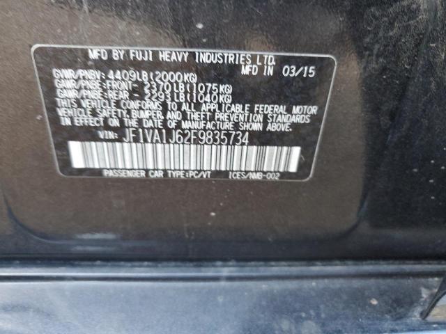 Photo 11 VIN: JF1VA1J62F9835734 - SUBARU WRX 