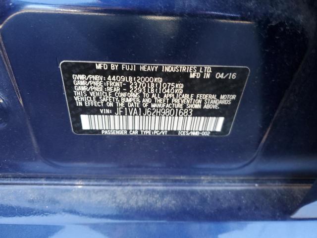 Photo 11 VIN: JF1VA1J62H9801683 - SUBARU WRX LIMITE 