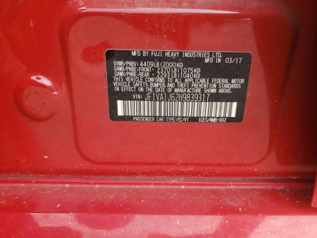 Photo 11 VIN: JF1VA1J62H9839317 - SUBARU WRX 