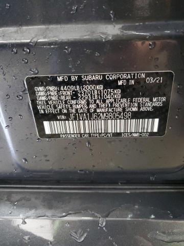 Photo 11 VIN: JF1VA1J62M9805498 - SUBARU WRX LIMITE 