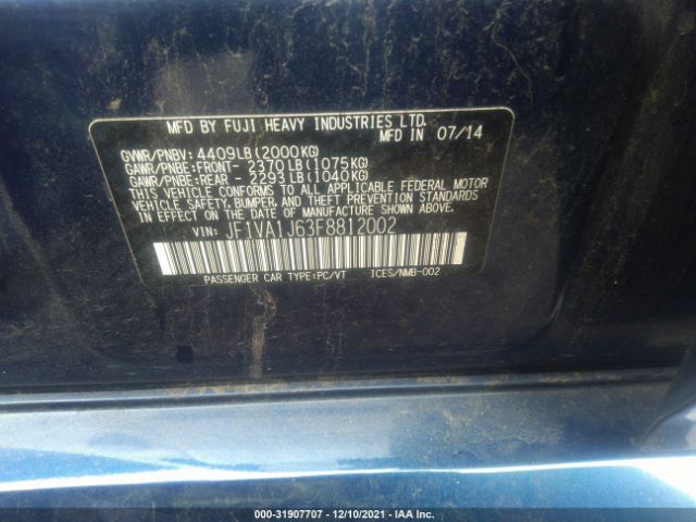 Photo 8 VIN: JF1VA1J63F8812002 - SUBARU WRX 