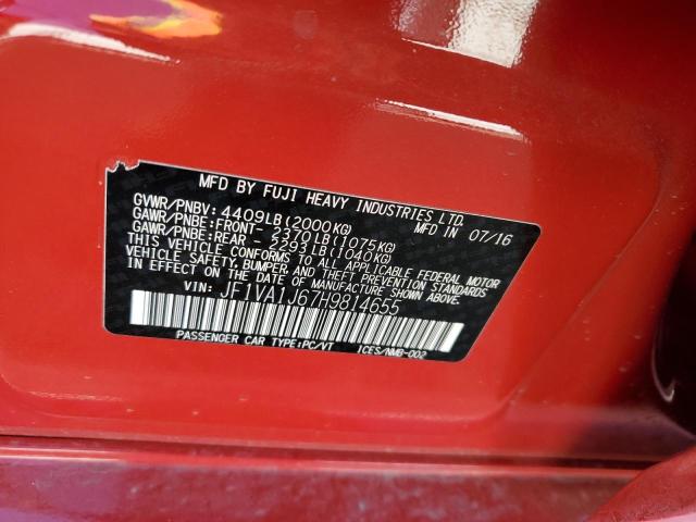 Photo 11 VIN: JF1VA1J67H9814655 - SUBARU WRX LIMITE 