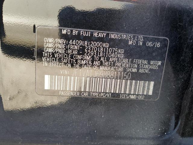 Photo 12 VIN: JF1VA1J69H8811150 - SUBARU WRX 