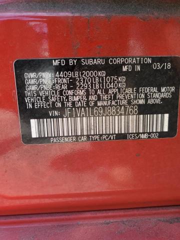 Photo 11 VIN: JF1VA1L69J8834768 - SUBARU WRX 