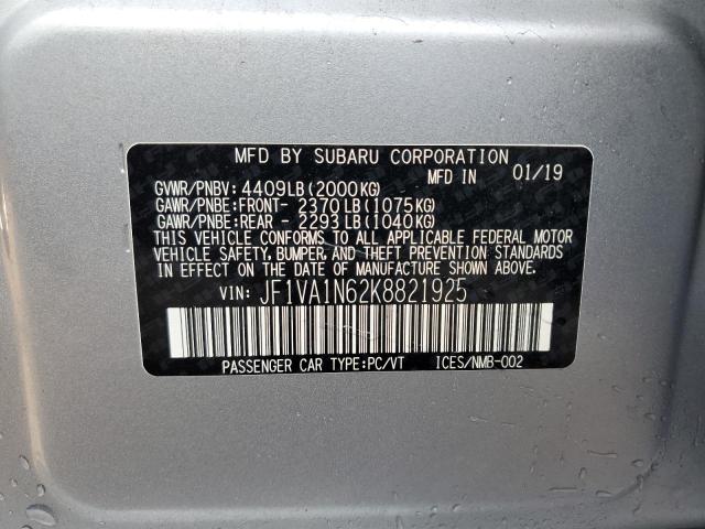 Photo 11 VIN: JF1VA1N62K8821925 - SUBARU WRX LIMITE 