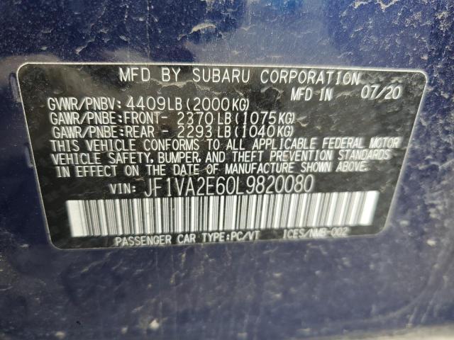 Photo 11 VIN: JF1VA2E60L9820080 - SUBARU WRX STI 