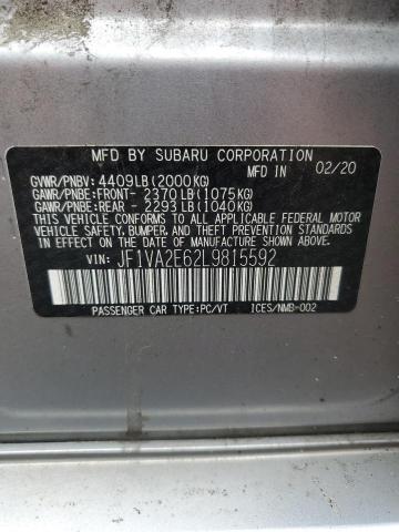 Photo 12 VIN: JF1VA2E62L9815592 - SUBARU WRX STI 