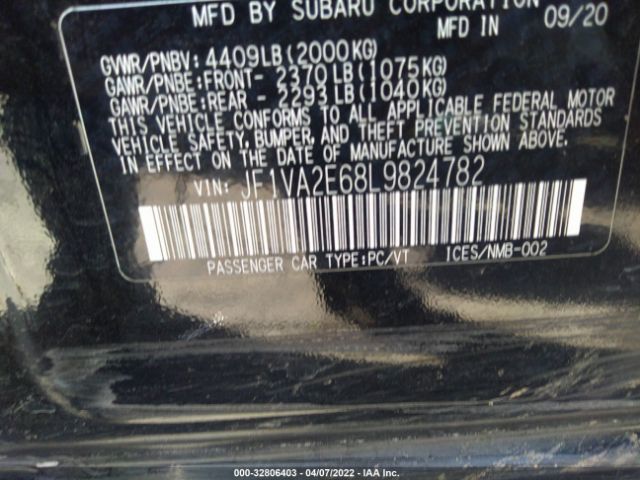 Photo 8 VIN: JF1VA2E68L9824782 - SUBARU WRX 