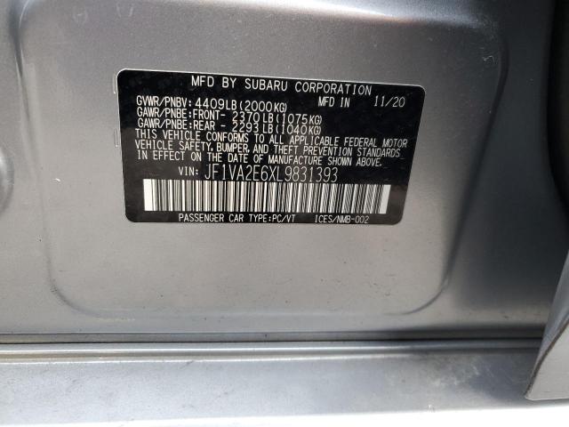 Photo 12 VIN: JF1VA2E6XL9831393 - SUBARU WRX STI 