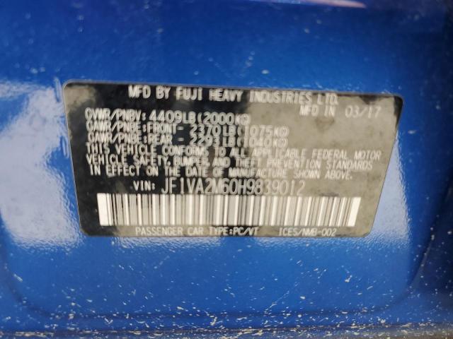 Photo 11 VIN: JF1VA2M60H9839012 - SUBARU WRX STI 