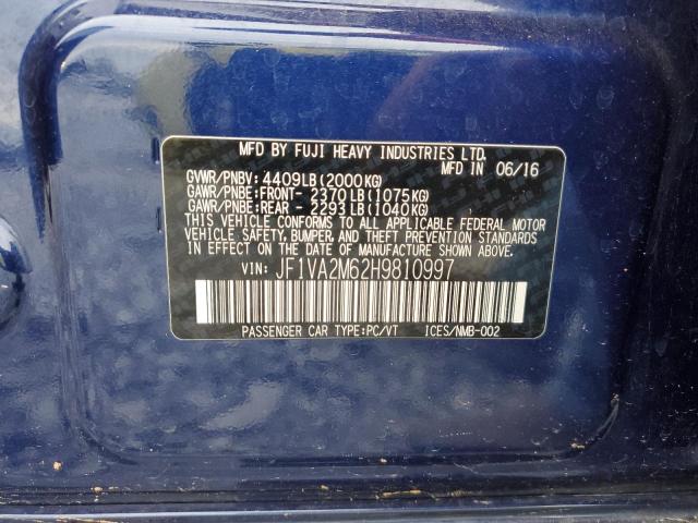 Photo 11 VIN: JF1VA2M62H9810997 - SUBARU WRX 