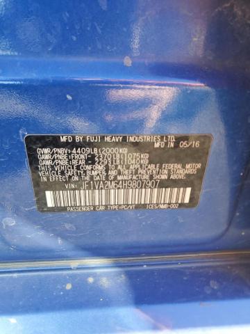 Photo 11 VIN: JF1VA2M64H9807907 - SUBARU WRX 