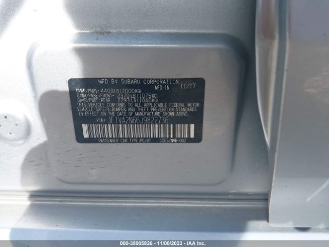 Photo 8 VIN: JF1VA2N66J9822736 - SUBARU WRX STI 