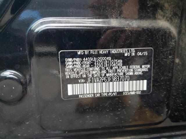 Photo 11 VIN: JF1VA2P63F9837070 - SUBARU WRX STI 