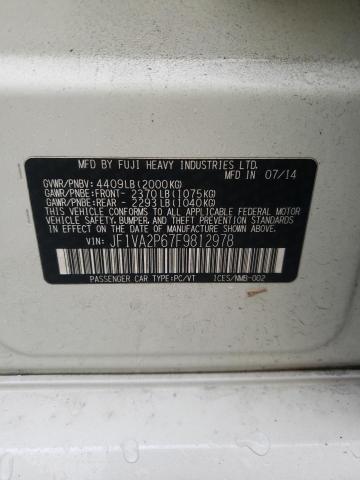 Photo 11 VIN: JF1VA2P67F9812978 - SUBARU WRX 