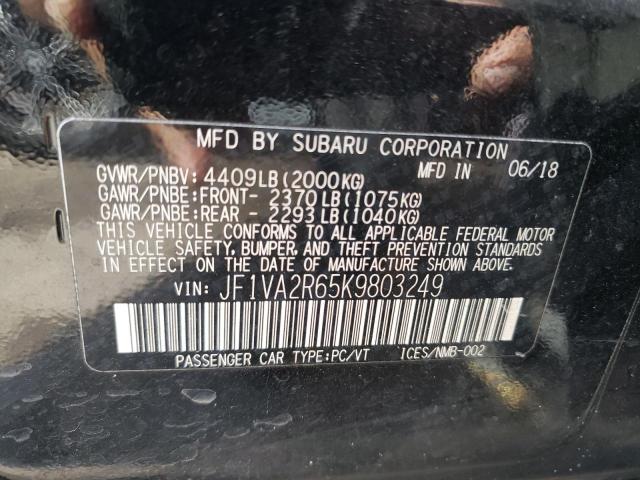 Photo 9 VIN: JF1VA2R65K9803249 - SUBARU WRX STI 