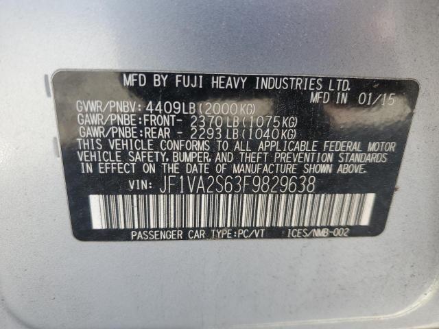 Photo 11 VIN: JF1VA2S63F9829638 - SUBARU WRX 