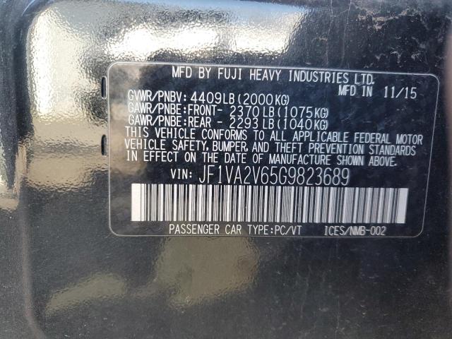 Photo 12 VIN: JF1VA2V65G9823689 - SUBARU WRX 