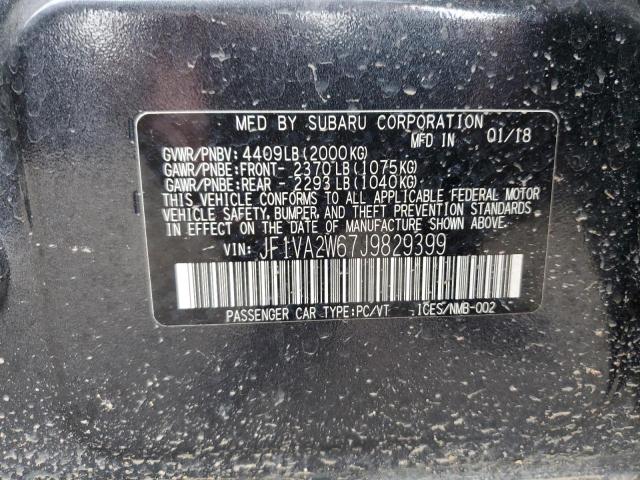 Photo 12 VIN: JF1VA2W67J9829399 - SUBARU WRX 