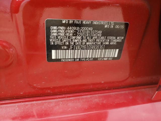 Photo 9 VIN: JF1VA2Y61G9808361 - SUBARU WRX STI LI 