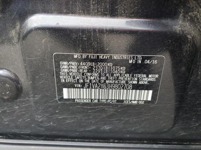 Photo 12 VIN: JF1VA2Y63H9802708 - SUBARU WRX STI LI 