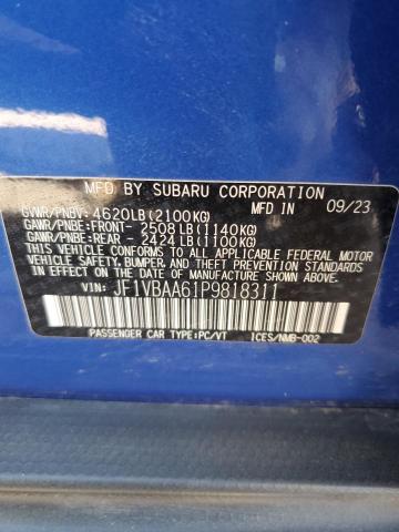 Photo 11 VIN: JF1VBAA61P9818311 - SUBARU WRX 