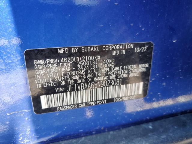 Photo 11 VIN: JF1VBAA65N9023081 - SUBARU WRX 