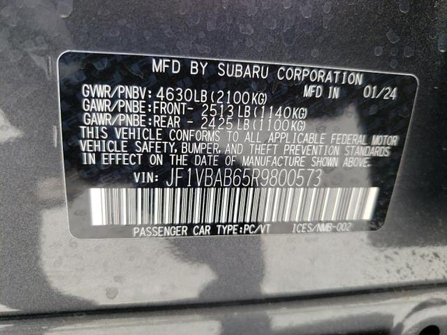 Photo 11 VIN: JF1VBAB65R9800573 - SUBARU WRX 