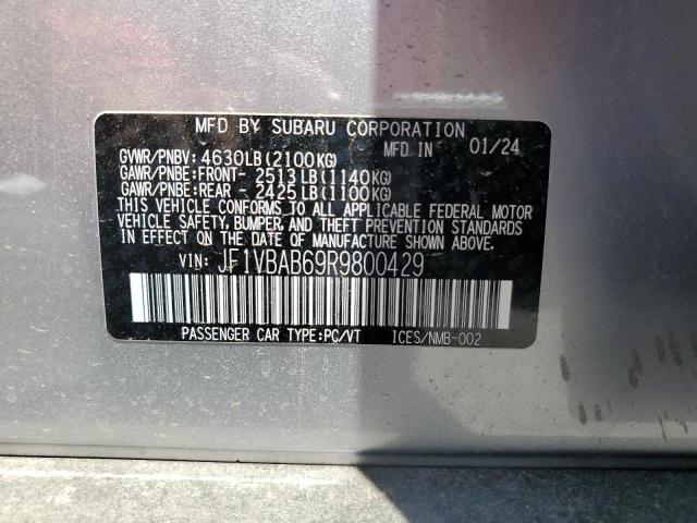 Photo 11 VIN: JF1VBAB69R9800429 - SUBARU WRX 