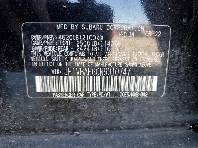 Photo 11 VIN: JF1VBAF60N9010747 - SUBARU WRX 