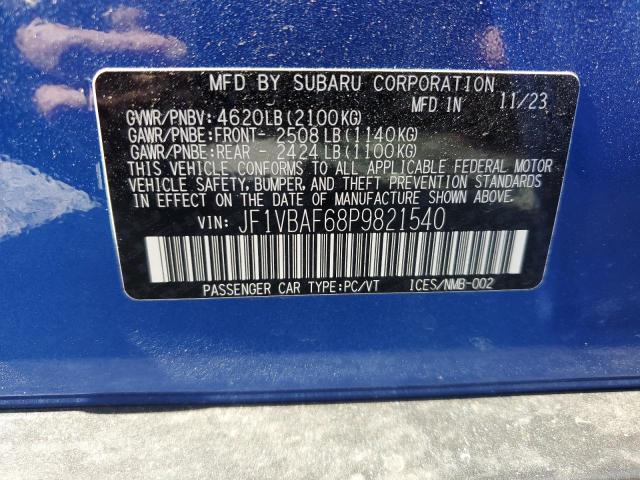 Photo 11 VIN: JF1VBAF68P9821540 - SUBARU WRX PREMIU 