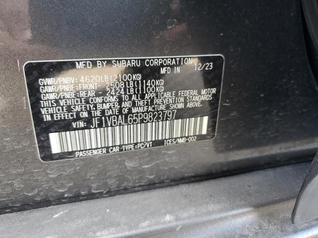 Photo 12 VIN: JF1VBAL65P9823797 - SUBARU WRX LIMITE 