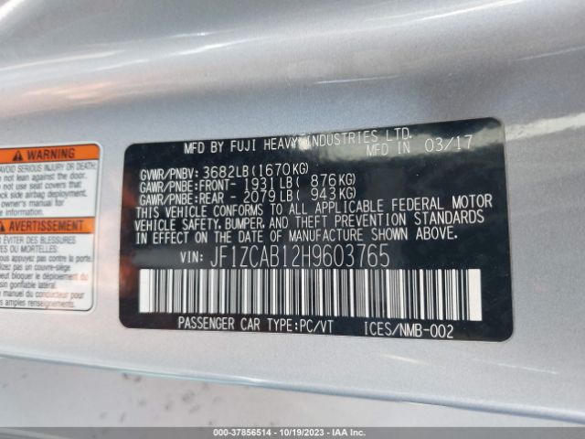 Photo 8 VIN: JF1ZCAB12H9603765 - NISSAN ALTIMA 