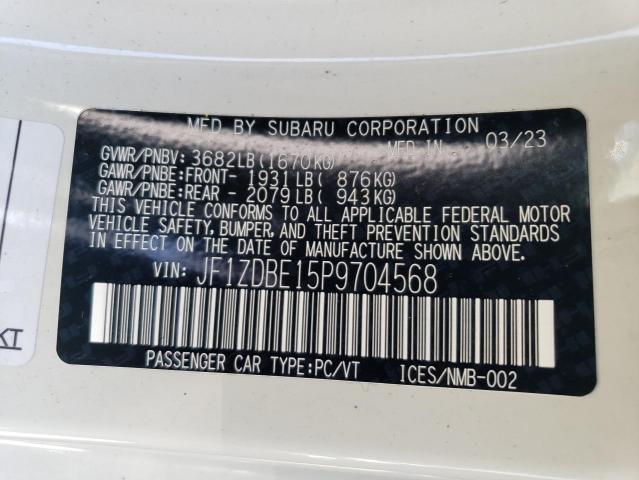 Photo 11 VIN: JF1ZDBE15P9704568 - SUBARU BRZ LIMITE 