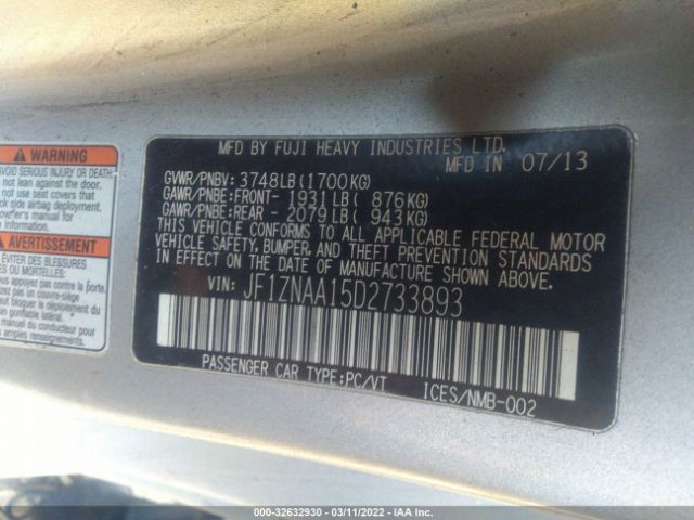 Photo 8 VIN: JF1ZNAA15D2733893 - TOYOTA SCION 